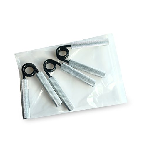 Hand Gripper Set of 3 (100, 150, 200 lbs) - Heavy Grippers, Arm Muscle Builder, Wrist Strengthener For Beginners To Professionals, Hand Grip Strengthener Set. Hand Exerciser Trainer For Athletes