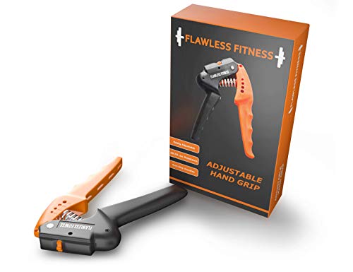 Hand Grip Strengthener - Quickly Increase Hand Wrist Finger Forearm Strength With The Best Hand Exerciser - Easy Adjustable Resistance From 22 to 70 Lbs (10-32 Kg) - Perfect for Musicians Athletes and Hand Rehabilitation Exercising