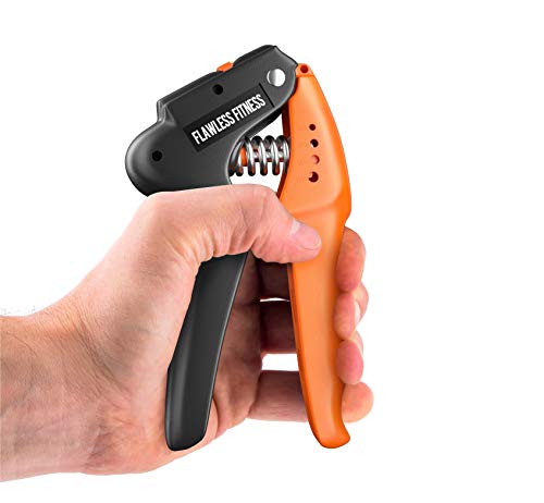 Hand Grip Strengthener - Quickly Increase Hand Wrist Finger Forearm Strength With The Best Hand Exerciser - Easy Adjustable Resistance From 22 to 70 Lbs (10-32 Kg) - Perfect for Musicians Athletes and Hand Rehabilitation Exercising