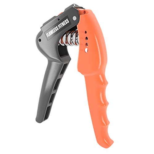 Hand Grip Strengthener - Quickly Increase Hand Wrist Finger Forearm Strength With The Best Hand Exerciser - Easy Adjustable Resistance From 22 to 70 Lbs (10-32 Kg) - Perfect for Musicians Athletes and Hand Rehabilitation Exercising