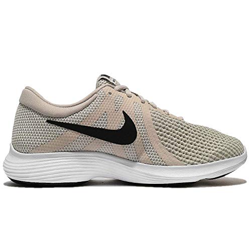 Nike Womens Revolution 4 Light Bone/Black-Pale Grey-White Running Shoes (10)