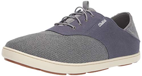 OLUKAI Nohea Moku Shoe - Men's Tradewind Grey/Cloud Grey, 8.0