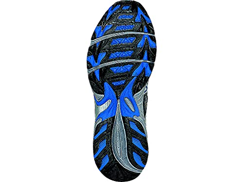 ASICS Men's Gel Venture 5 Running Shoe, Silver/Light Grey/Royal, 11.5 4E US