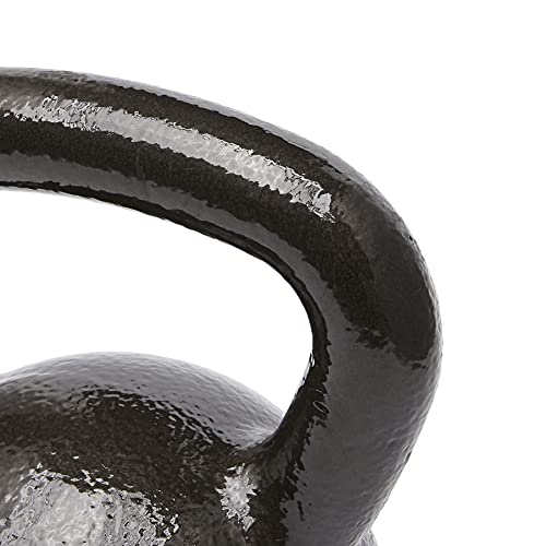 Amazon Basics Cast Iron Kettlebell - 60 Pounds, Black