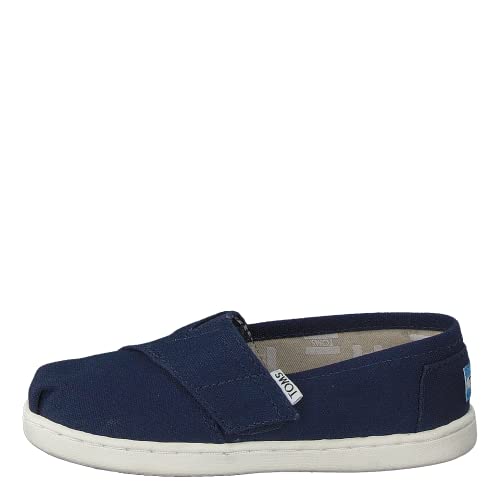 TOMS Women's Slip-on Oxford Flat, Blue, 12