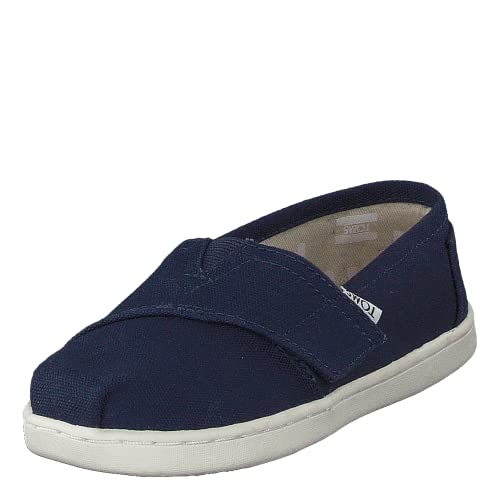 TOMS Women's Slip-on Oxford Flat, Blue, 12