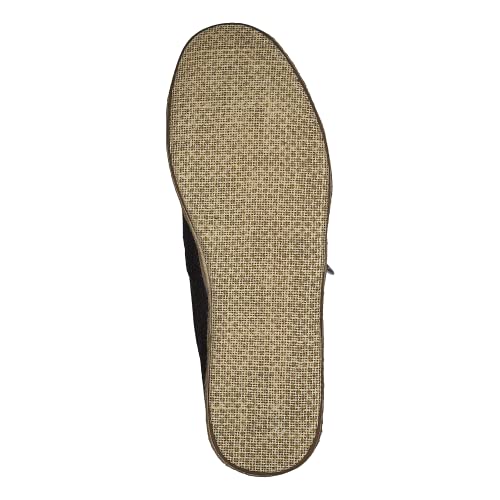 TOMS womens Toms Black Linen Rope Mn Alpr 10008356 Espadrilles, Black Linen, 10 US