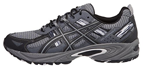 ASICS Men's Gel-Venture 5 Silver/Onyx/Black Trail Running Shoe 10.5 M US