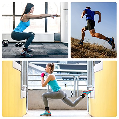 Ankle Weights (2 Pounds x 2) - Ankle Weights for Women and Men - Wrist Weights for Women and Men - Leg Weights for Women and Men - Arm Workout Exercise Weights - Ankle Weight