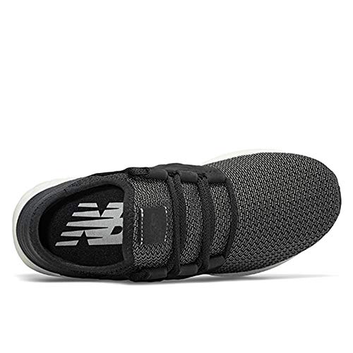 New Balance Women's Fresh Foam Cruz V2 Sneaker, Black/Magnet/Sea Salt, 10.5 D US