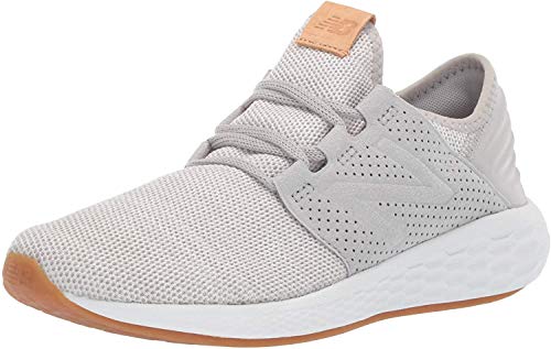 New Balance Women's Fresh Foam Cruz V2 Sneaker, Rain Cloud/White Munsell, 8 D US