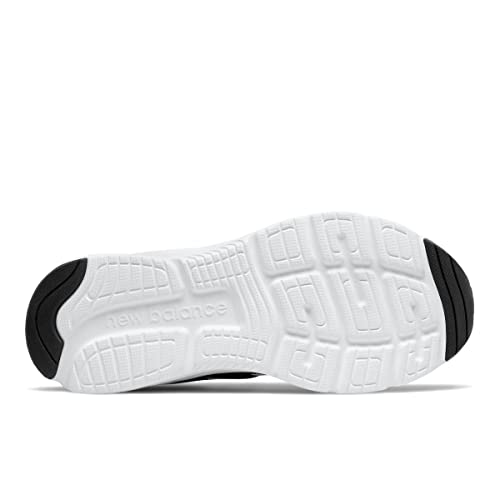 New Balance Men's 411 V2 Lace-Up Walking Shoe, Black, 9.5 M US