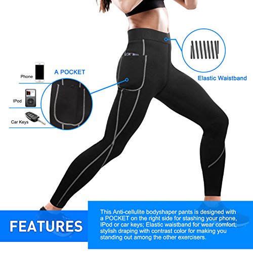 Neoprene Sauna Pants for Women - Slimming Leggings