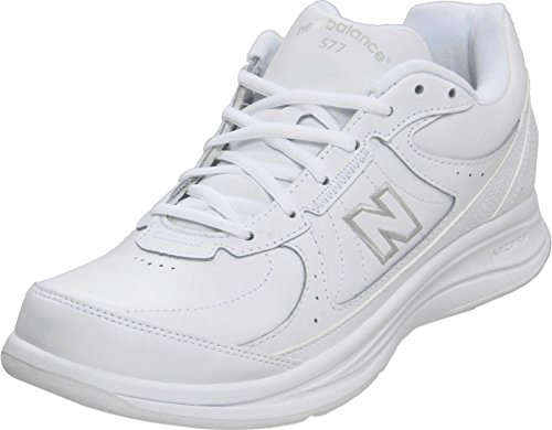 New Balance Men's 577 V1 Lace-up Shoe, White, 8