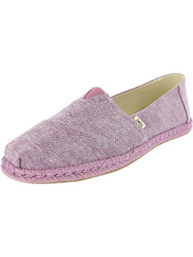 TOMS Women's Alpargata Espadrille, Size: 9 B(M) US, Color: Rose Violet Slub Chambray
