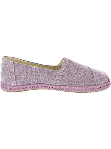 TOMS Women's Alpargata Espadrille, Size: 9 B(M) US, Color: Rose Violet Slub Chambray