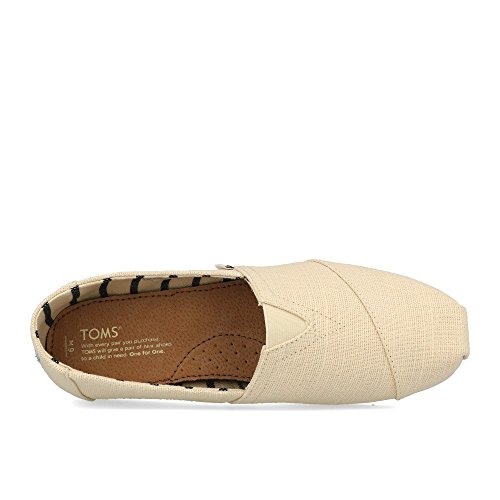 TOMS Venice Collection Alpargata Antique White Heritage Canvas 14 D (M)