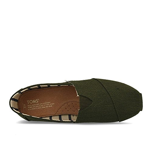 Toms Venice Collection Alpargata Pine Heritage Canvas 14