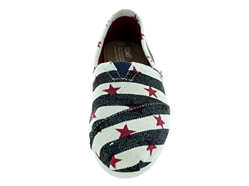 Toms Womens Classic Star Navy/Natural Star Casual Shoe 6.5 Women US