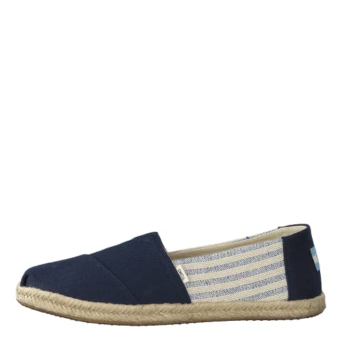 TOMS Women's Navy University Rope 10013504 (Size: 6.5)