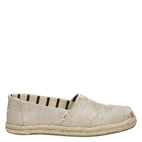 TOMS Womens Alpargata Rope Oxford, Natural, 6.5