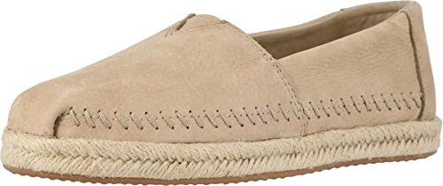 TOMS Women's Alpargata Espadrille, Size: 6.5 B(M) US, Color: Stone Brown Nubuck