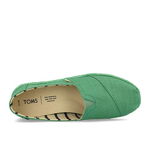 TOMS Women's Alpargata Espadrille, Size: 6.5 B(M) US, Color: Winter Green Heritage Can
