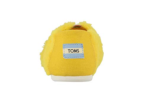 TOMS Classics Sesame Street X Yellow Big Bird Faux Feathers 10013642 Women's Size 6.5