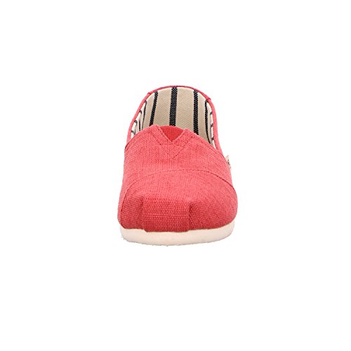 TOMS Apple Red Heritage Canvas Women's Classics 10012649 (Size: 6.5)