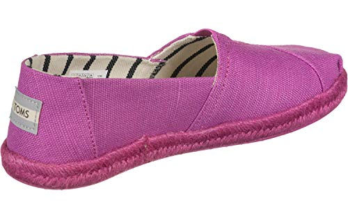 TOMS Women's Alpargata Espadrille, Size: 6.5 B(M) US, Color: Rose Violet Heritage Canv