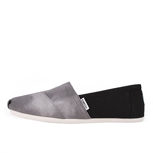 TOMS Women's Canvas Slip-On (6.5 B(M) US, Black Canvas Washed)