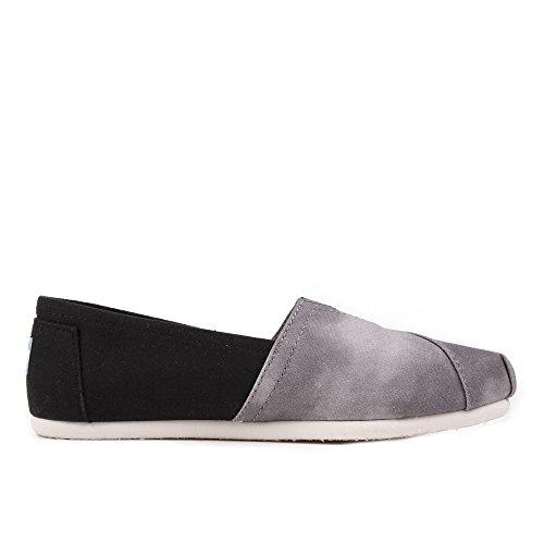 TOMS Women's Canvas Slip-On (6.5 B(M) US, Black Canvas Washed)