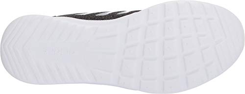 adidas Women's CloudfoamQT Racer Xpressive-Contemporary CloudfoamRunning Sneakers Shoes, Black/Silver Metallic/Grey, 7 M US