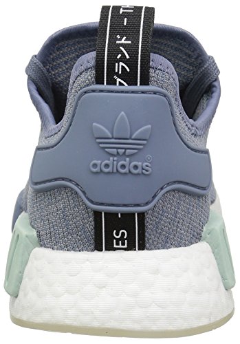 adidas Originals Women's NMD_R1 Running Shoe, raw Steel/raw Steel/White, 8.5
