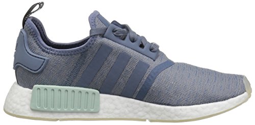 adidas Originals Women's NMD_R1 Running Shoe, raw Steel/raw Steel/White, 8.5