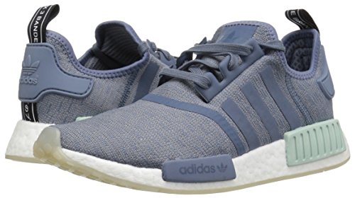 adidas Originals Women's NMD_R1 Running Shoe, raw Steel/raw Steel/White, 8.5