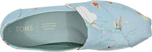 TOMS Women's Alpargata Espadrille, Size: 5.5 B(M) US, Color: Blue Glow Swimmers
