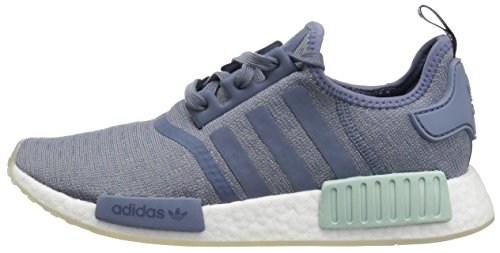 adidas Originals Women's NMD_R1 Running Shoe, raw Steel/raw Steel/White, 8.5