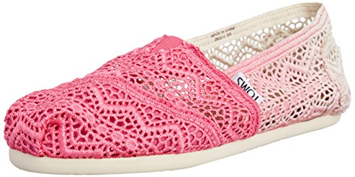 TOMS Women's Dyed Classics Fuschia Dip Casual Shoe 7.5 Women US
