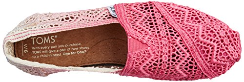 TOMS Women's Dyed Classics Fuschia Dip Casual Shoe 7.5 Women US