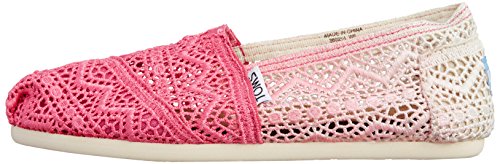 TOMS Women's Dyed Classics Fuschia Dip Casual Shoe 7.5 Women US