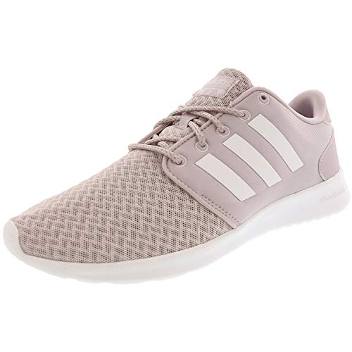 adidas Cloudfoam QT Racer Shoe Women's Running 8 Ice Purple-White-Light Granite