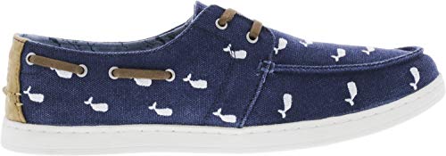 TOMS Mens Culver Boat Sneakers Shoes Casual - Blue - Size 10.5 D