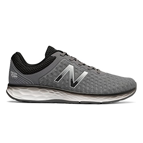New Balance Men's Fresh Foam Kaymin V1 Running Shoe, Grey/Black, 8.5 4E US