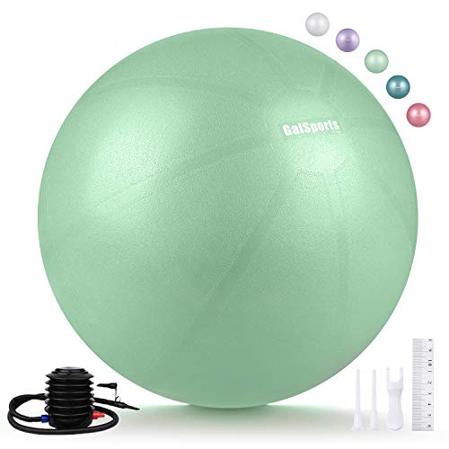 GalSports Pregnancy Birthing Ball, Yoga Exercise Birth Ball Chair for Delivery & Training & Fitness, Extra Thick Non-Toxic Anti-Burst Labor Ball with Quick Pump