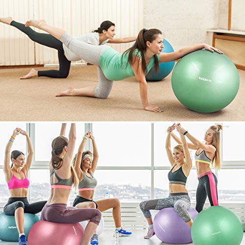 GalSports Pregnancy Birthing Ball, Yoga Exercise Birth Ball Chair for Delivery & Training & Fitness, Extra Thick Non-Toxic Anti-Burst Labor Ball with Quick Pump