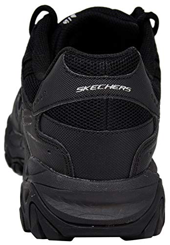 Skechers Men's Afterburn Lace-up Sneaker Black/Black 8 M US