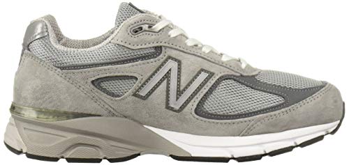 New Balance Men's 990 V4 Sneaker, Grey/Castlerock, 11.5 XXW