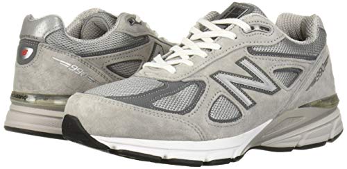 New Balance Men's 990 V4 Sneaker, Grey/Castlerock, 11.5 XXW