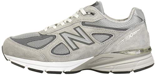 New Balance Men's 990 V4 Sneaker, Grey/Castlerock, 11.5 XXW